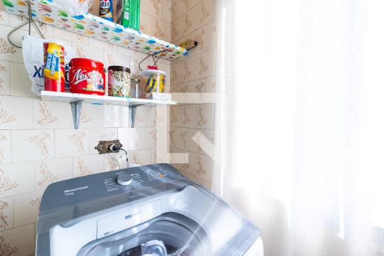 Área de Serviço de apartamento à venda com 2 quartos, 55m² em Lauzane Paulista, São Paulo