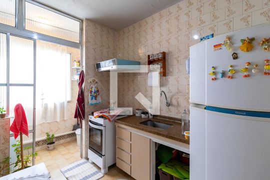 Cozinha de apartamento à venda com 2 quartos, 55m² em Lauzane Paulista, São Paulo