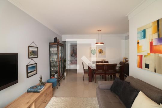 Sala de apartamento para alugar com 3 quartos, 88m² em Vila Regente Feijó, São Paulo