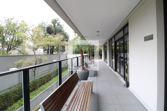 Área comum de kitnet/studio à venda com 1 quarto, 46m² em Campo Belo, São Paulo