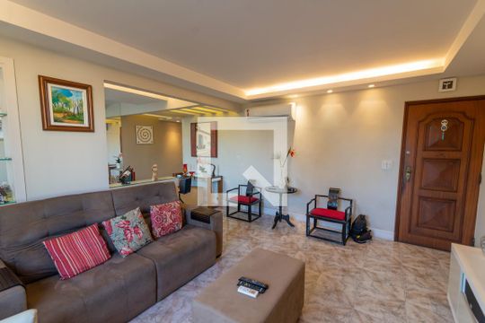 Sala de apartamento à venda com 2 quartos, 109m² em Tijuca, Rio de Janeiro