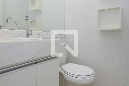 Lavabo de apartamento para alugar com 1 quarto, 53m² em Vila Castela, Nova Lima