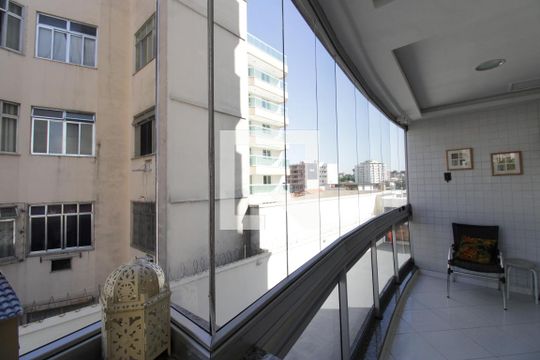 Varanda Sala de apartamento à venda com 3 quartos, 95m² em Méier, Rio de Janeiro