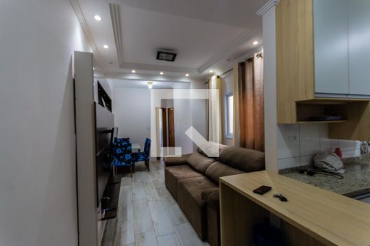 Sala de apartamento à venda com 2 quartos, 102m² em Vila Tibiriçá, Santo André