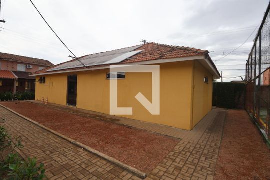 Área comum - Salão de festas de casa de condomínio à venda com 2 quartos, 74m² em Rio Branco, Canoas