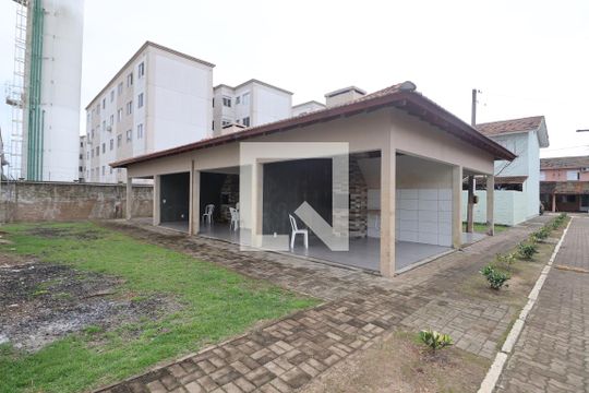 Área comum - Churrasqueira de casa de condomínio à venda com 2 quartos, 74m² em Rio Branco, Canoas