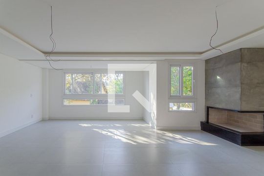 Detalhe Sala de casa de condomínio para alugar com 4 quartos, 278m² em Tristeza, Porto Alegre