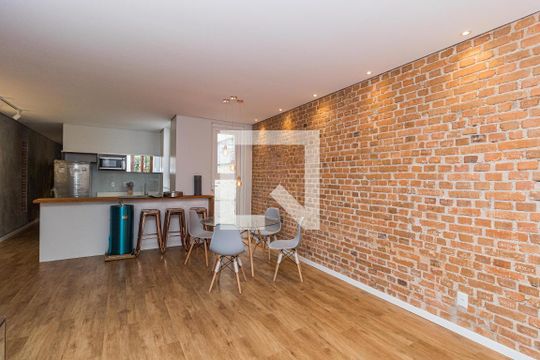 Sala/Cozinha de apartamento para alugar com 2 quartos, 75m² em Moinhos de Vento, Porto Alegre