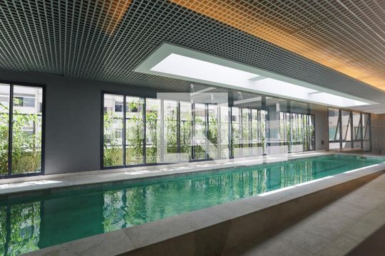 Piscina de kitnet/studio para alugar com 1 quarto, 24m² em Bela Vista, São Paulo