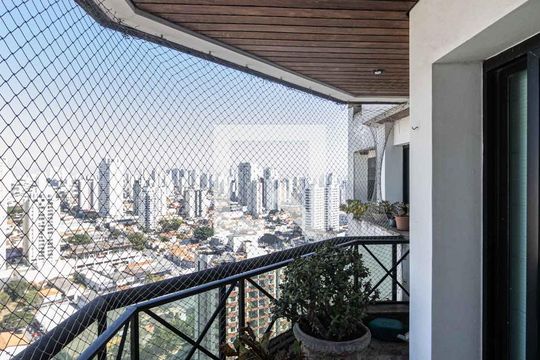 Varanda Sala de apartamento para alugar com 3 quartos, 310m² em Vila Regente Feijó, São Paulo