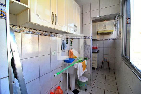 Área de Serviço de apartamento à venda com 2 quartos, 127m² em Vila Guiomar, Santo André