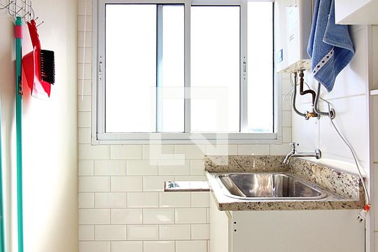 Área de Serviço de apartamento à venda com 2 quartos, 52m² em Jardim Olavo Bilac, São Bernardo do Campo
