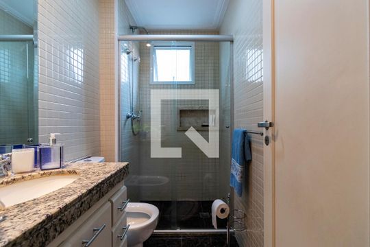 Banheiro da Suíte 1 de apartamento à venda com 3 quartos, 170m² em Ipiranga, São Paulo