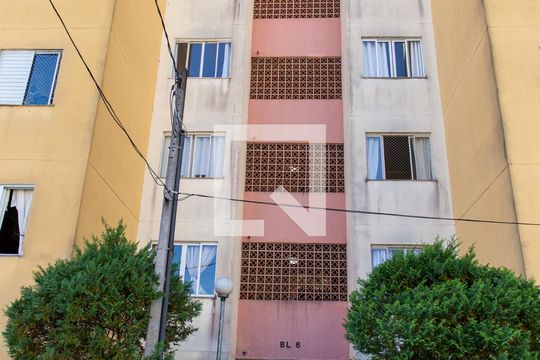 Fachada do bloco de apartamento à venda com 2 quartos, 52m² em Campanário, Diadema
