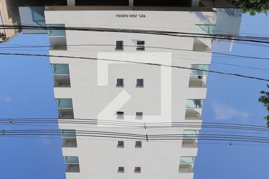 Fachada de apartamento para alugar com 1 quarto, 42m² em Macuco, Santos