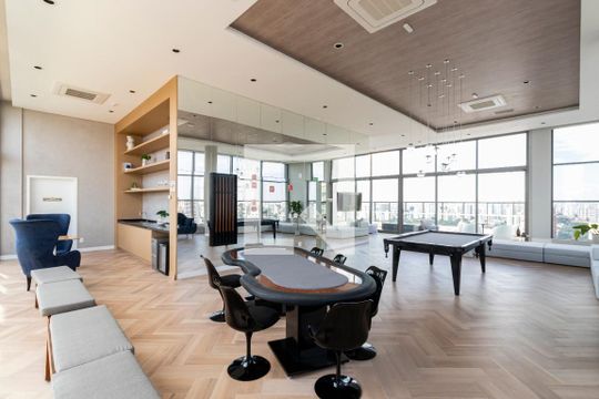 Área comum - Lounge (Cobertura) de kitnet/studio para alugar com 1 quarto, 24m² em Vila Mariana, São Paulo