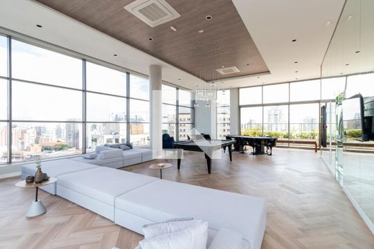 Área comum - Lounge (Cobertura) de kitnet/studio para alugar com 1 quarto, 24m² em Vila Mariana, São Paulo
