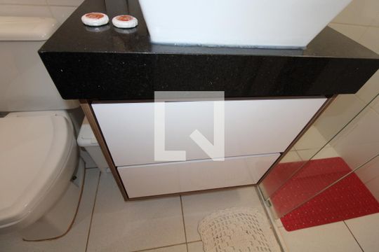 Banheiro de kitnet/studio à venda com 1 quarto, 35m² em Centro, Campinas