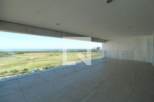 Vista - Sala de apartamento à venda com 4 quartos, 384m² em Barra da Tijuca, Rio de Janeiro