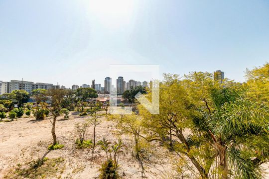 Vista Sala de apartamento à venda com 2 quartos, 34m² em Santo Amaro, São Paulo