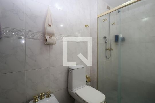 Banheiro da Suíte 1 de apartamento à venda com 3 quartos, 144m² em Vila Mascote, São Paulo