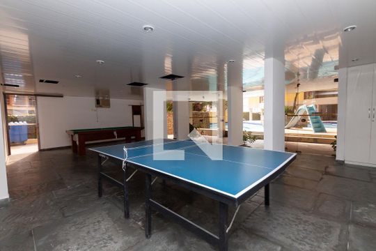 Área Comum - Jogos de apartamento para alugar com 4 quartos, 120m² em Enseada, Guarujá