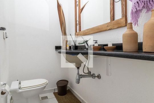Lavabo de casa de condomínio à venda com 3 quartos, 400m² em Portal do Paraíso I, Jundiaí