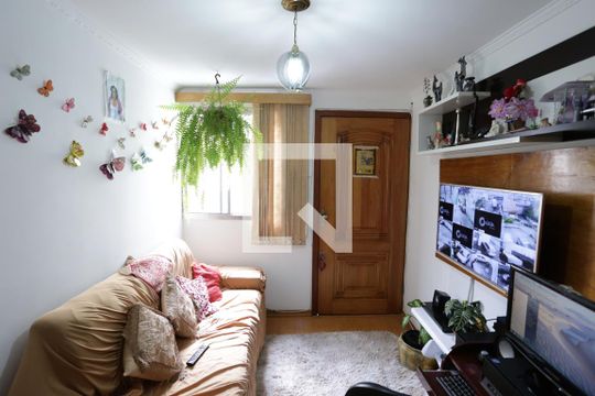 Sala de apartamento à venda com 2 quartos, 49m² em Conjunto Habitacional Padre Manoel de Paiva, São Paulo