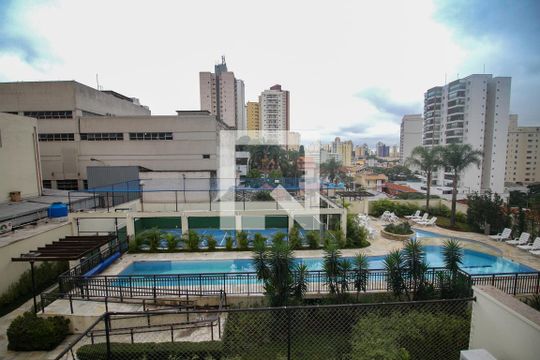 vista varanda sala de apartamento à venda com 3 quartos, 129m² em Santa Teresinha, São Paulo