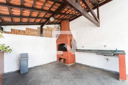 Área comum - Churrasqueira de apartamento à venda com 3 quartos, 80m² em Nova Petrópolis, São Bernardo do Campo