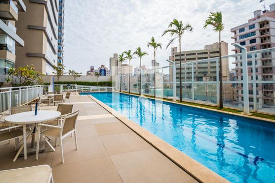 Área comum - Piscina de apartamento à venda com 1 quarto, 48m² em Centro, Campinas