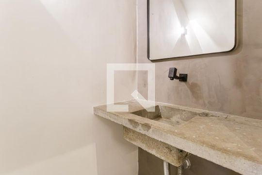 Lavabo de casa de condomínio para alugar com 1 quarto, 100m² em Indianópolis, São Paulo