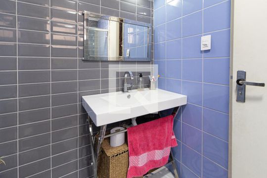 Banheiro da suíte de apartamento à venda com 3 quartos, 106m² em Vila São Francisco, São Paulo