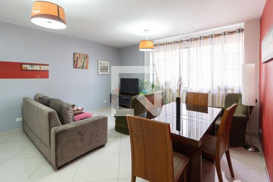 Sala de apartamento à venda com 3 quartos, 106m² em Vila São Francisco, São Paulo