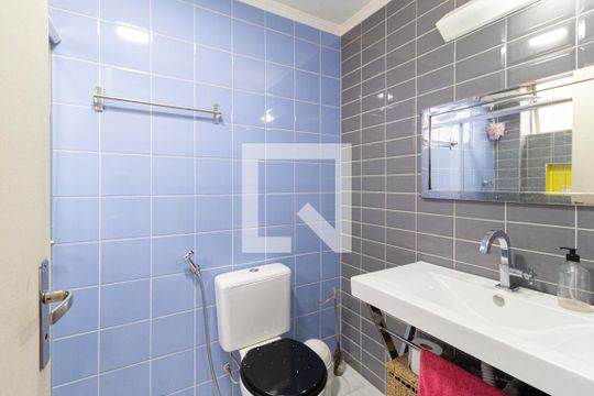 Banheiro da suíte de apartamento à venda com 3 quartos, 106m² em Vila São Francisco, São Paulo