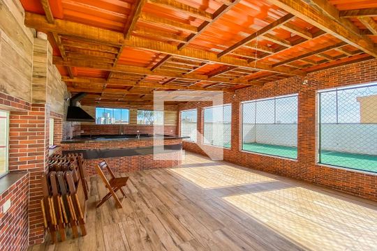 Área comum - Churrasqueira de apartamento para alugar com 2 quartos, 63m² em Campestre, Santo André
