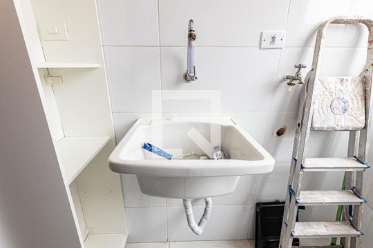 Área de serviço  de apartamento à venda com 2 quartos, 50m² em Vila Talarico, São Paulo