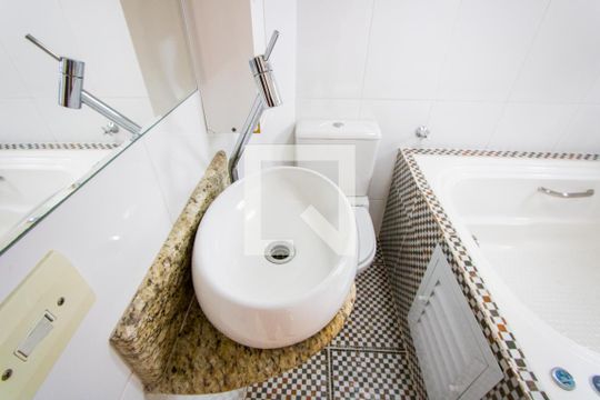 Banheiro do quarto 1 de apartamento à venda com 2 quartos, 180m² em Utinga, Santo André