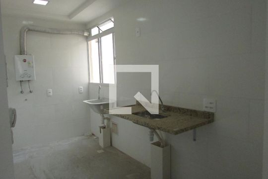 Cozinha de apartamento para alugar com 2 quartos, 42m² em Guaratiba, Rio de Janeiro