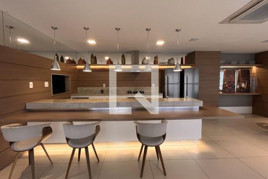 Área comum - Salão de festas 2 de apartamento à venda com 2 quartos, 60m² em Glória, Porto Alegre