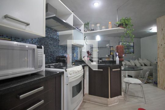 Cozinha de apartamento à venda com 1 quarto, 58m² em Jardim Ampliação, São Paulo