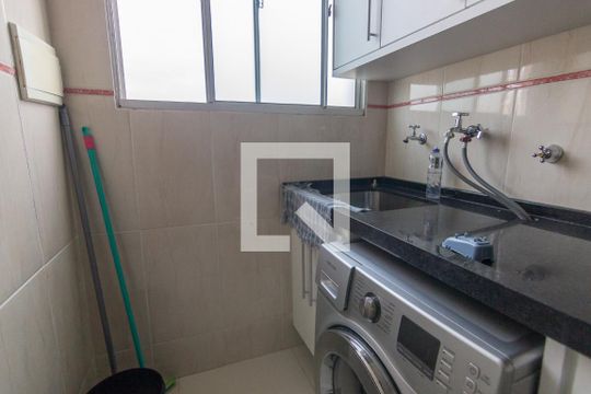 Área de serviço de apartamento à venda com 2 quartos, 45m² em Jardim Márcia, Campinas