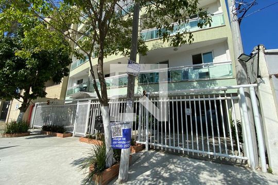 Entrada do prédio  de apartamento à venda com 2 quartos, 55m² em Recreio dos Bandeirantes, Rio de Janeiro