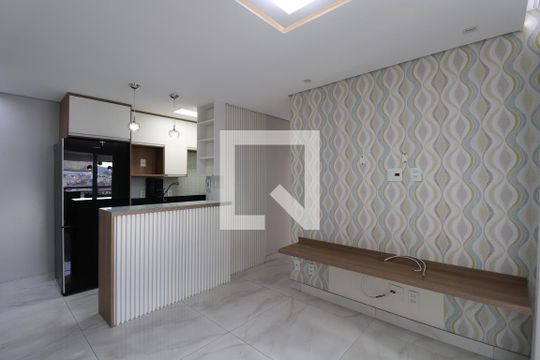 Sala de apartamento para alugar com 2 quartos, 56m² em Jardim Flor da Montanha, Guarulhos