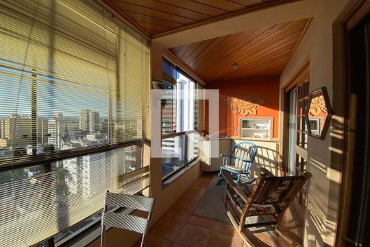 Sacada da Sala de Estar de apartamento à venda com 3 quartos, 170m² em Centro, São Leopoldo