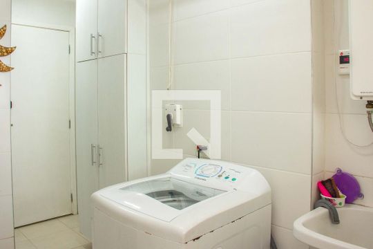 Área de Serviço de apartamento para alugar com 3 quartos, 200m² em Mar E Céu, Guarujá
