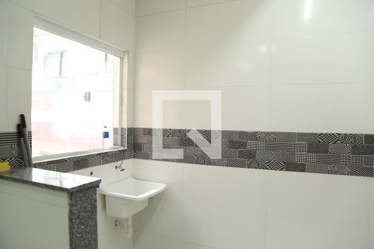 Area de serviço de casa para alugar com 2 quartos, 53m² em Caiçara, Praia Grande