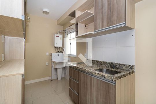 Cozinha e Área de Serviço de apartamento à venda com 3 quartos, 67m² em Protásio Alves, Porto Alegre