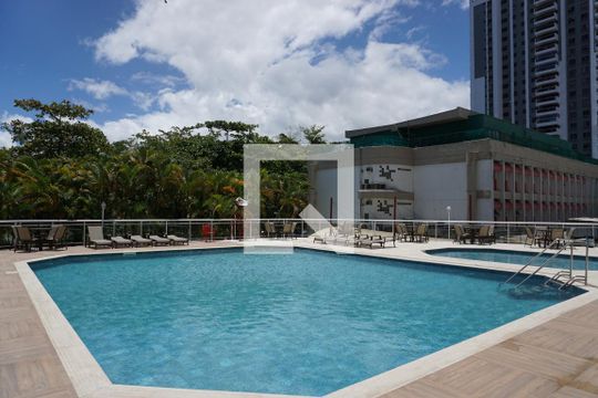 Área comum - Piscina de apartamento para alugar com 2 quartos, 77m² em Barra da Tijuca, Rio de Janeiro