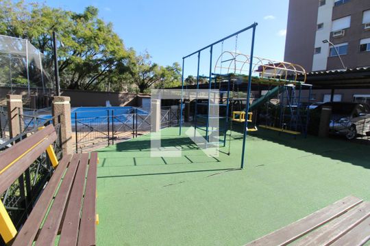 Área Comum - Playground de apartamento à venda com 1 quarto, 43m² em Centro, Canoas